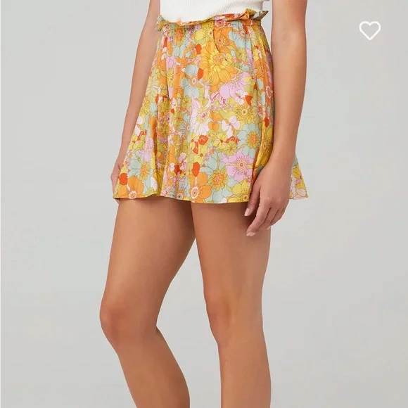 Show Me Your Mumu Short Mini Swing Skirt In Groovy Blooms Floral Size XS NWT! - Picture 3 of 11